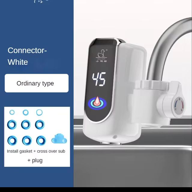 3000W Electric Water Heater Tap Instant Hot Water Faucet Heater Cold Heating Faucet Tankless Instantaneous Water Heater (Random Color) View Gallery - Pakistan