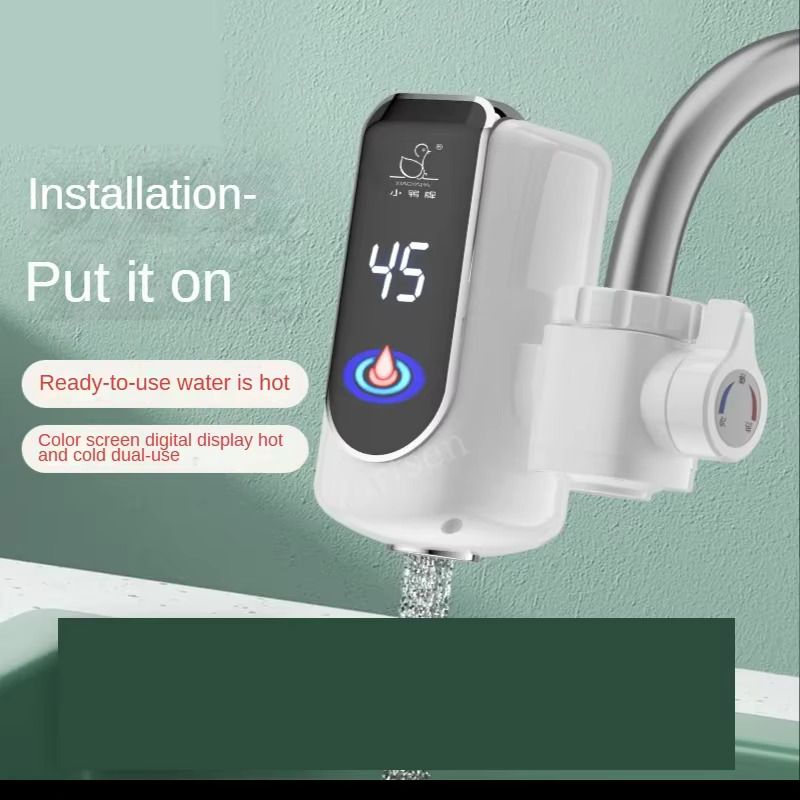 3000W Electric Water Heater Tap Instant Hot Water Faucet Heater Cold Heating Faucet Tankless Instantaneous Water Heater (Random Color) View Gallery - Pakistan