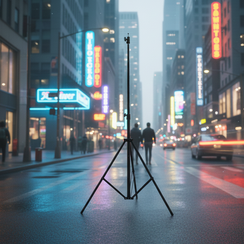 7 Foot Photography Tripod Light Stand Providing Strong Support With Adjustable Height Durable Build View Gallery - Pakistan