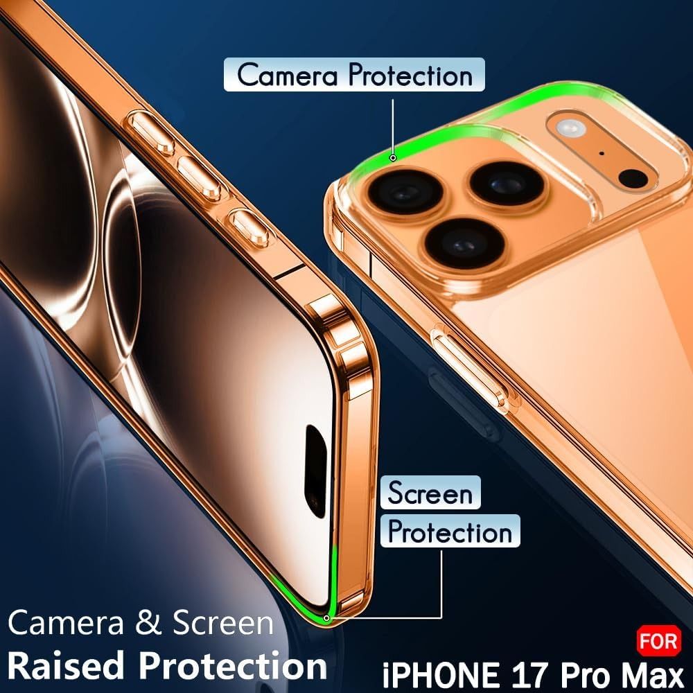 Ultra-Slim 0.2mm TPU Transparent Case for iPhone 17 Pro Max – Crystal Clear Soft Protection View Gallery - Pakistan