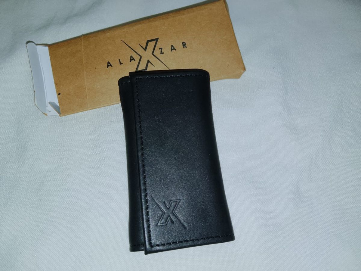 Alaxzar Premium Leather Key Organizer – Sleek &amp; Compact