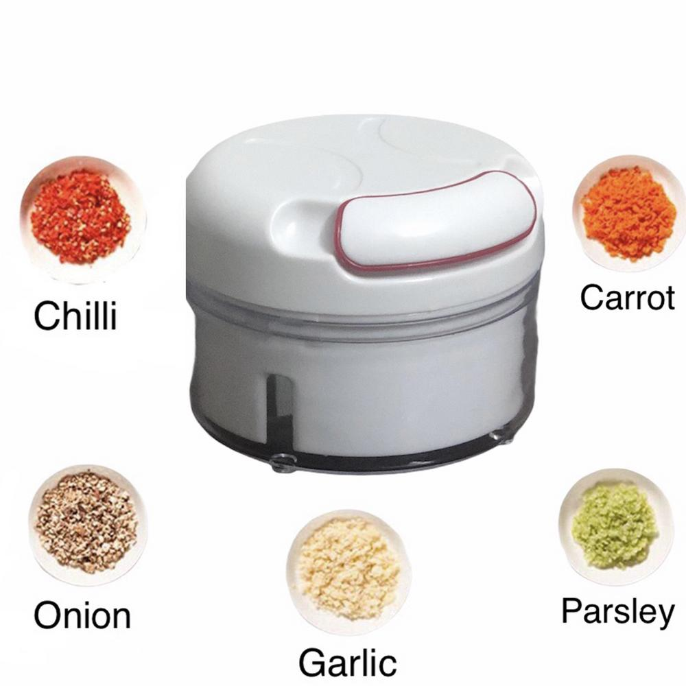 Mini Speedy Chopper | Manual Hand Pull | Garlic Slicer | For Vegetables, Fruits & Meat | High‑Quality Kitchen Tool View Gallery - Pakistan