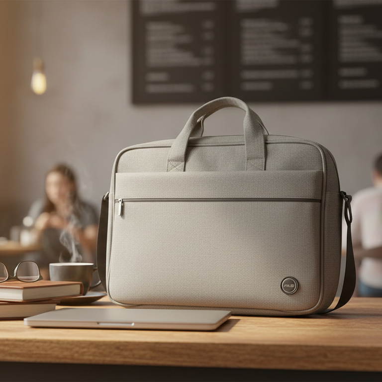 Grey Laptop Shoulder Bag Providing Durable Protection With Comfortable Carry Stylish Design View Gallery - Pakistan