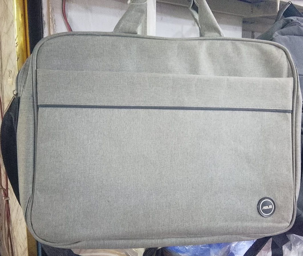 Grey Laptop Shoulder Bag Providing Durable Protection With Comfortable Carry Stylish Design View Gallery - Pakistan