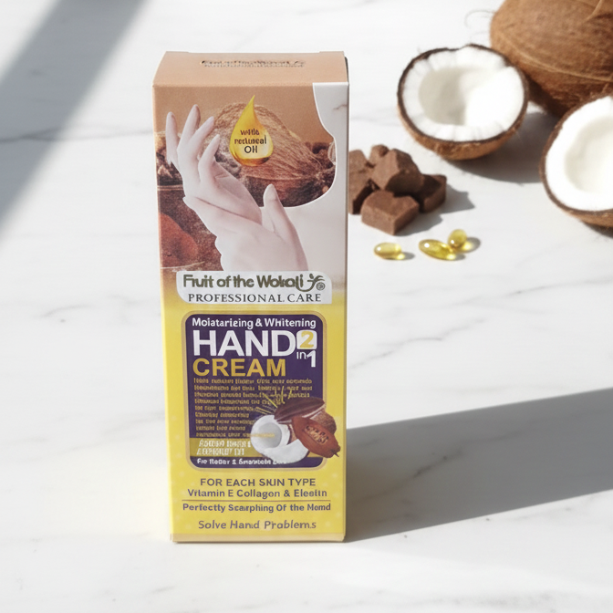 Tropical Essence: 2-in-1 Hydrating & Brightening Coconut Hand Cream View Gallery - Pakistan