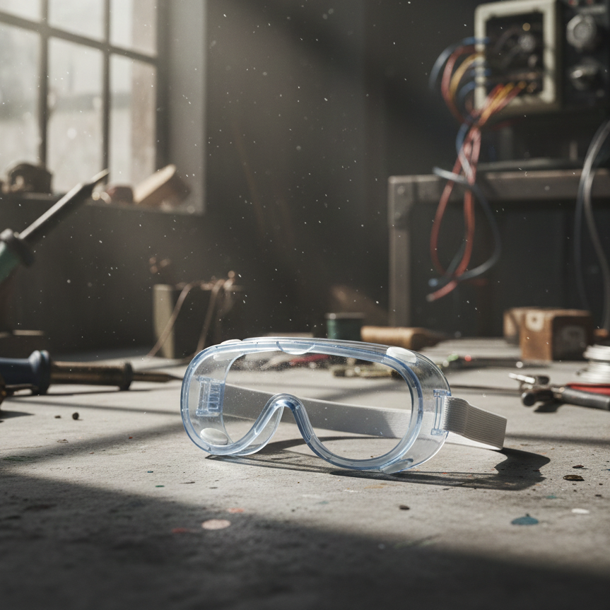 Protective Safety Goggles Eye Shield Providing Reliable Eye Protection With Clear Vision Comfortable Fit And Durable Design View Gallery - Pakistan