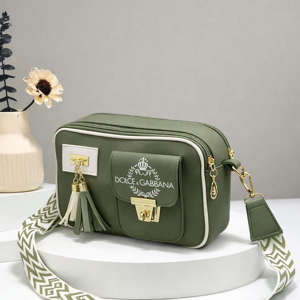 The Ultimate Luxury Heritage-Inspired Designer Crossbody Camera Bag Featuring a Dual-Compartment Structured Silhouette View Gallery - Pakistan
