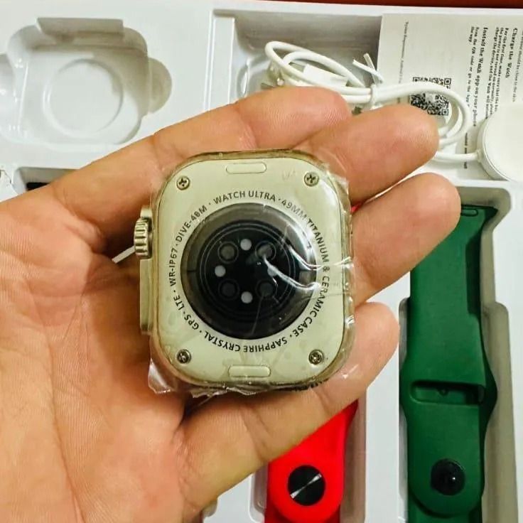 Ultra Smart Watch With 7 Silicone Straps Offering Stylish Variety And Comfortable Wear For Everyday Use View Gallery - Pakistan