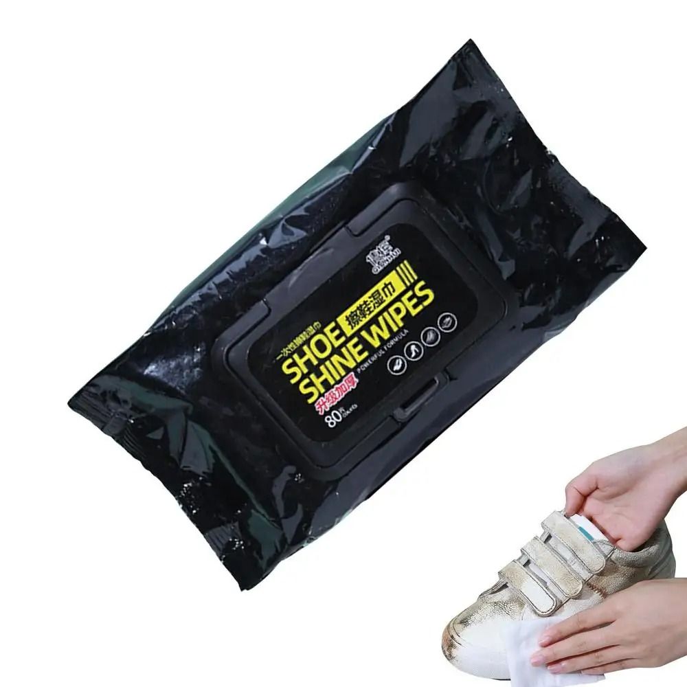 Premium Quick-Shine Shoe Cleaning Wipes (80-Count Pack) View Gallery - Pakistan