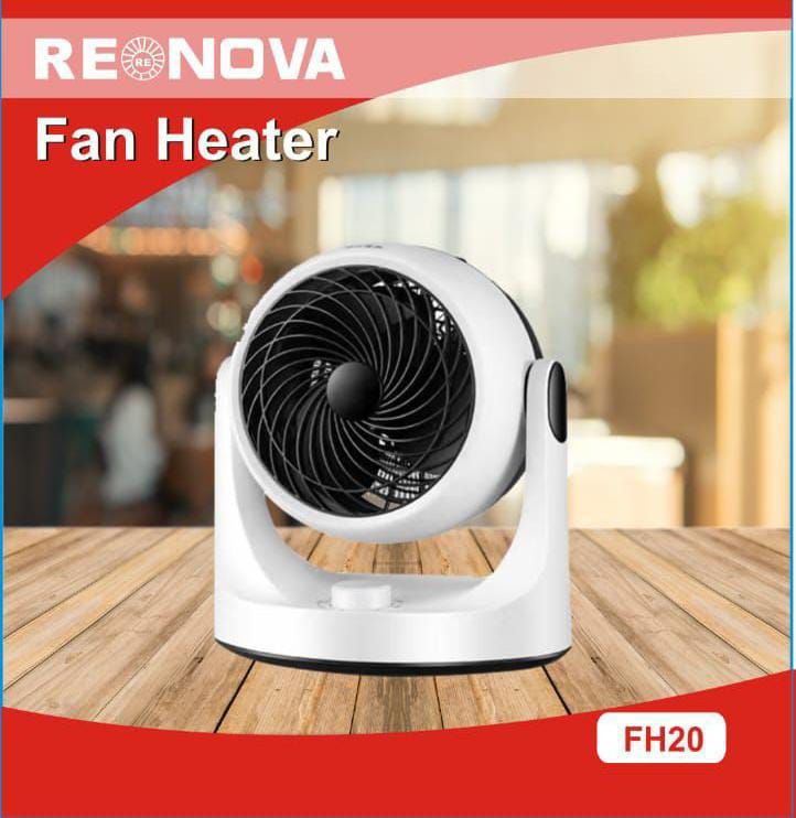 Renova FH20 Electric Fan Heater Providing Quick Warmth With Portable Design And Consistent Heating Performance