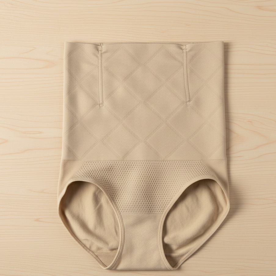 High Waist Tummy Control Shaper Brief Made Of Soft Compression Fabric For Comfortable Support And Smooth Silhouette View Gallery - Pakistan