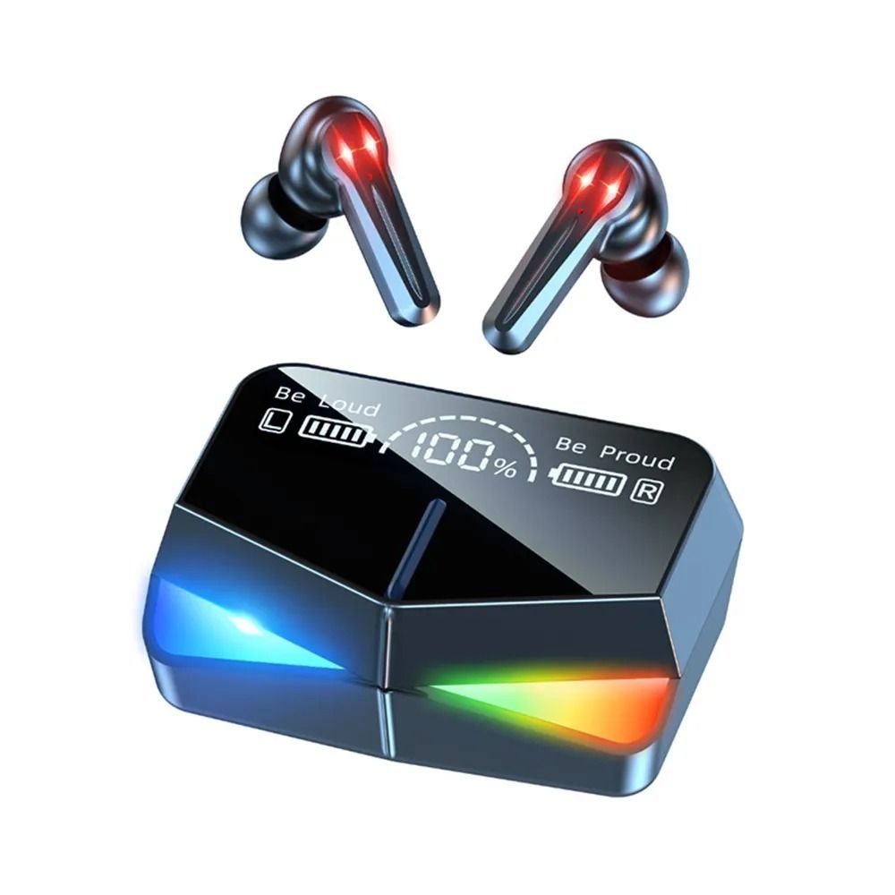 M28 TWS Wireless Earbuds With Charging Case Premium Quality Smooth Sound Comfortable Fit Durable Build View Gallery - Pakistan