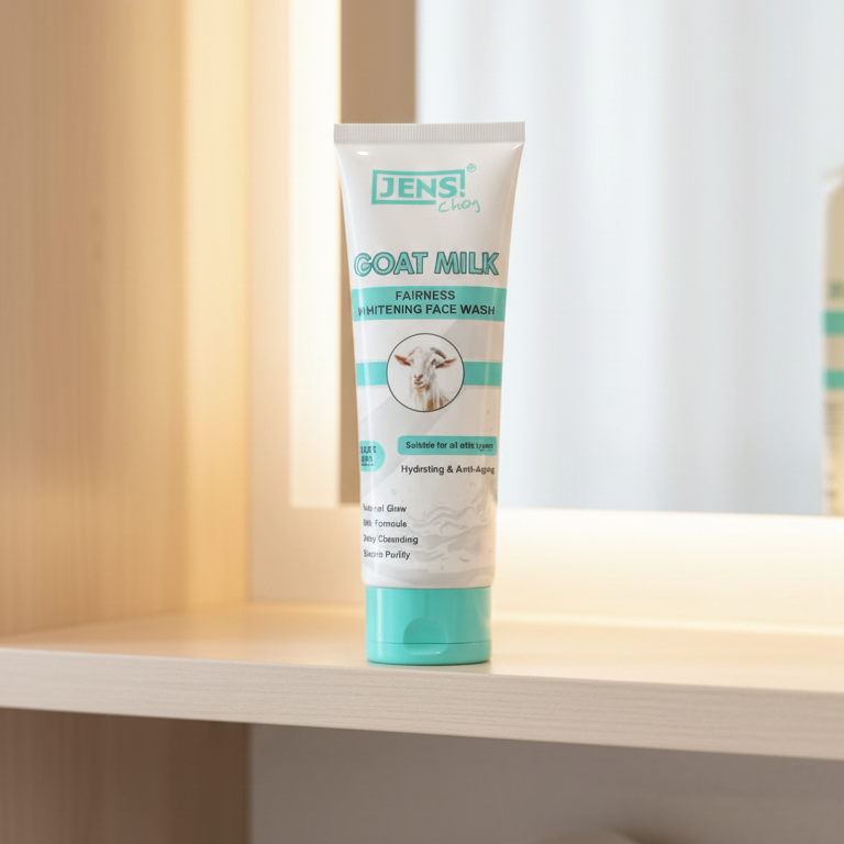 Jens Choy Goat Milk Fairness Whitening Face Wash Gentle Formula Brightening Effect Premium Quality - 100g View Gallery - Pakistan