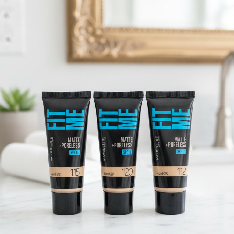 Maybelline Fit Me Matte And Poreless Liquid Foundation Natural Finish Lightweight Texture Smooth Application