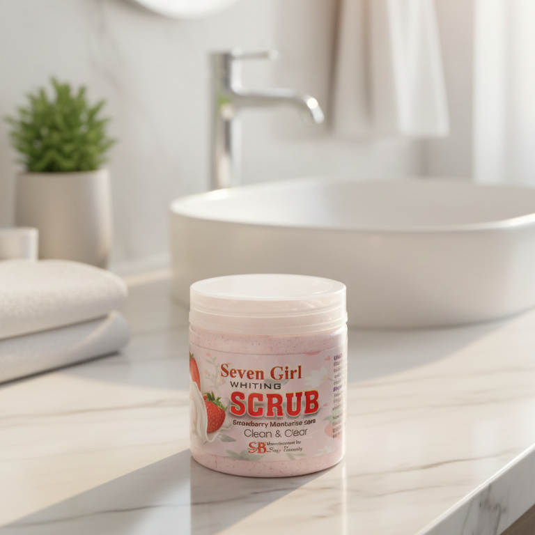Seven Girl Whitening Scrub Strawberry Moisturise Care – Big Size View Gallery - Pakistan