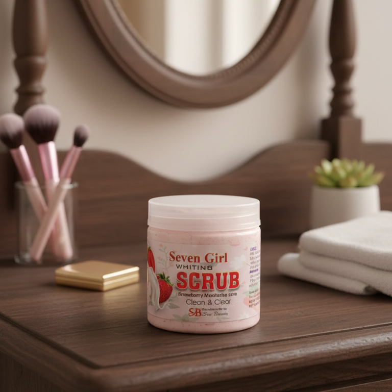 Seven Girl Whitening Scrub Strawberry Moisturise Care – Big Size View Gallery - Pakistan