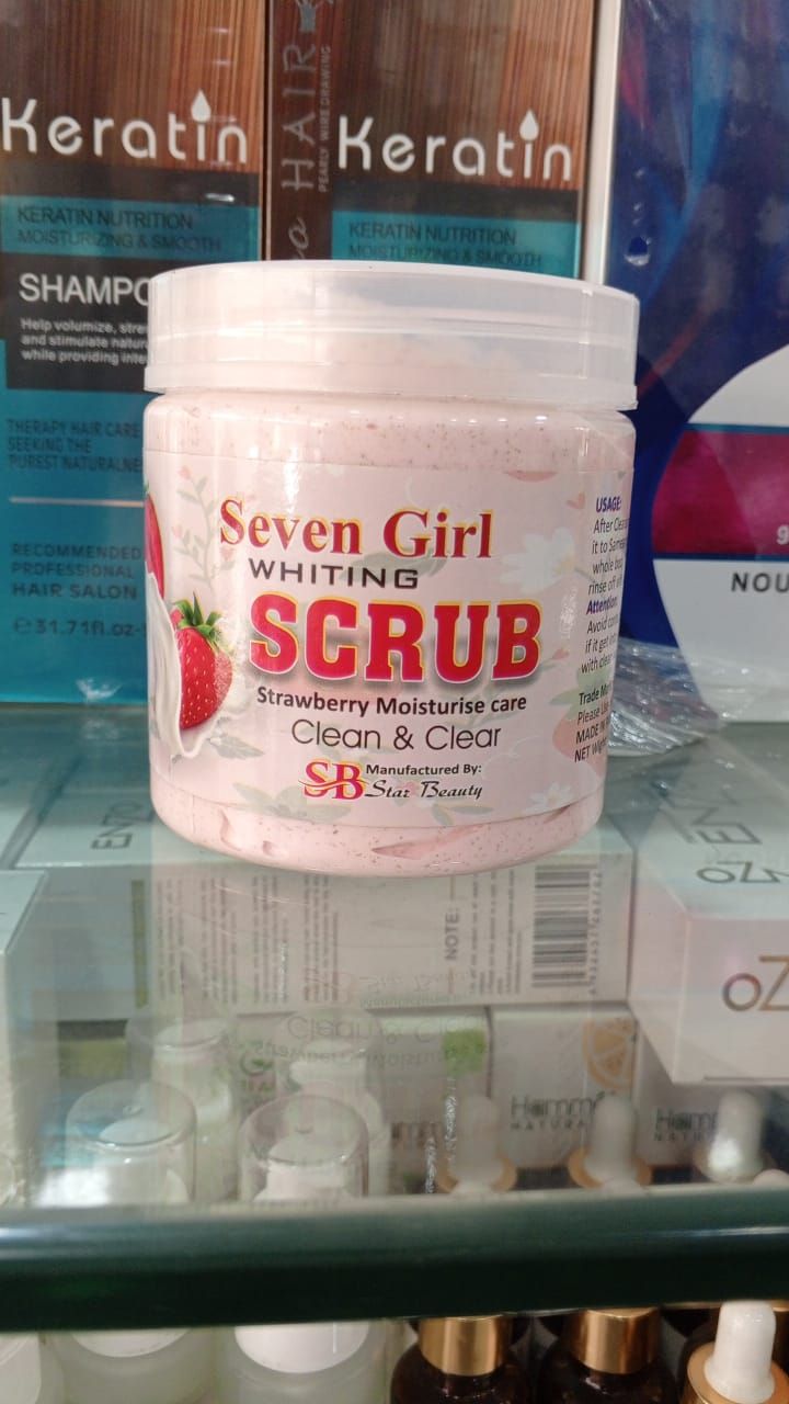 Seven Girl Whitening Scrub Strawberry Moisturise Care – Big Size View Gallery - Pakistan