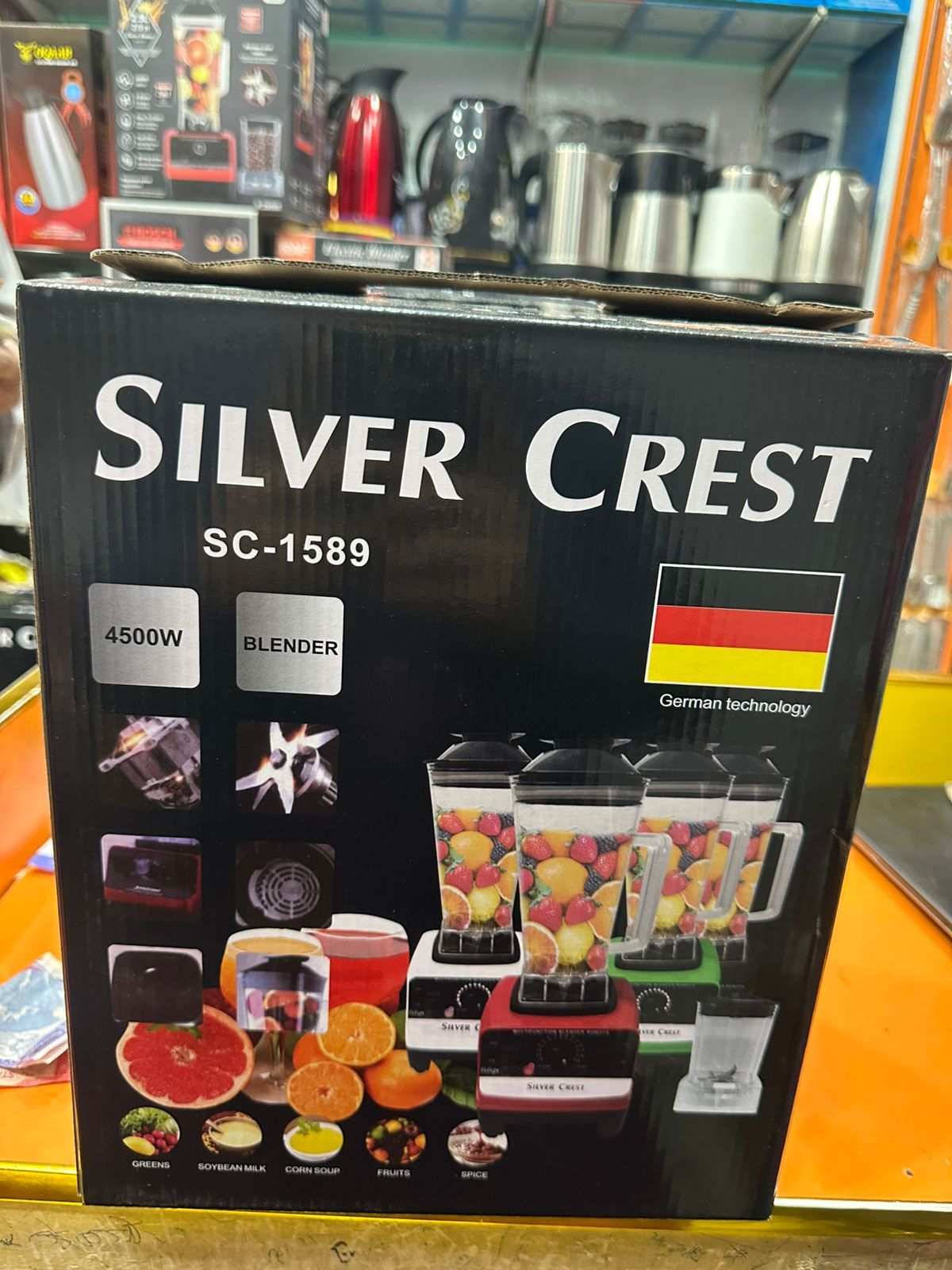 2‑in‑1 German Technology SC‑1589 Juicer, Blender & Dry Mill Jar View Gallery - Pakistan