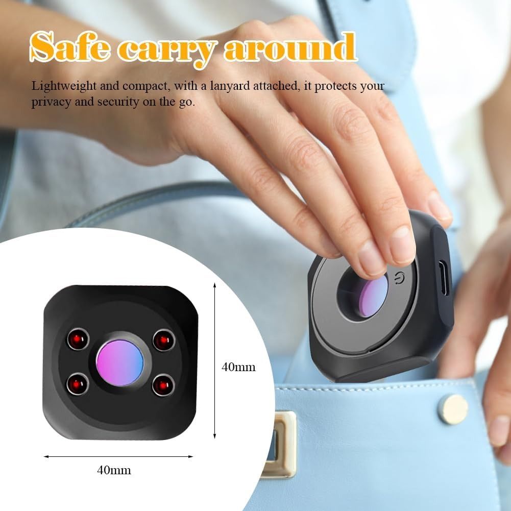 Wireless Hidden Camera Detector – Portable Anti‑Spy Bug Sweeper for Privacy Protection View Gallery - Pakistan