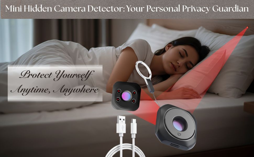 Wireless Hidden Camera Detector – Portable Anti‑Spy Bug Sweeper for Privacy Protection View Gallery - Pakistan