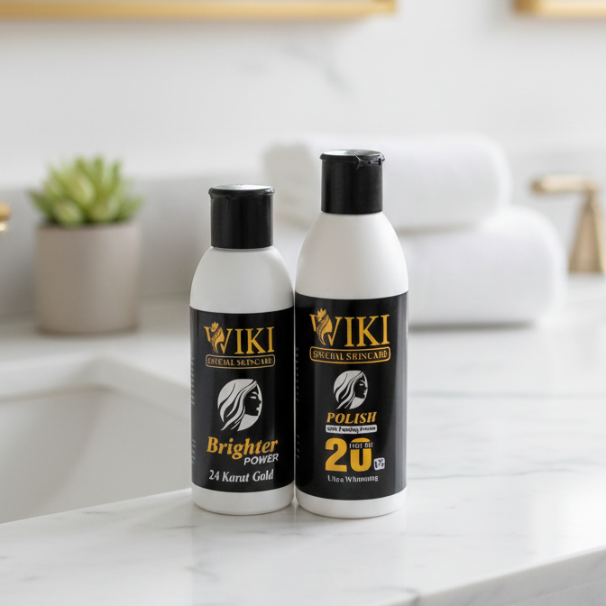 Wiki Special Skin Polish Brightening And Smoothing Formula Radiant Glow Premium Quality Smooth Texture