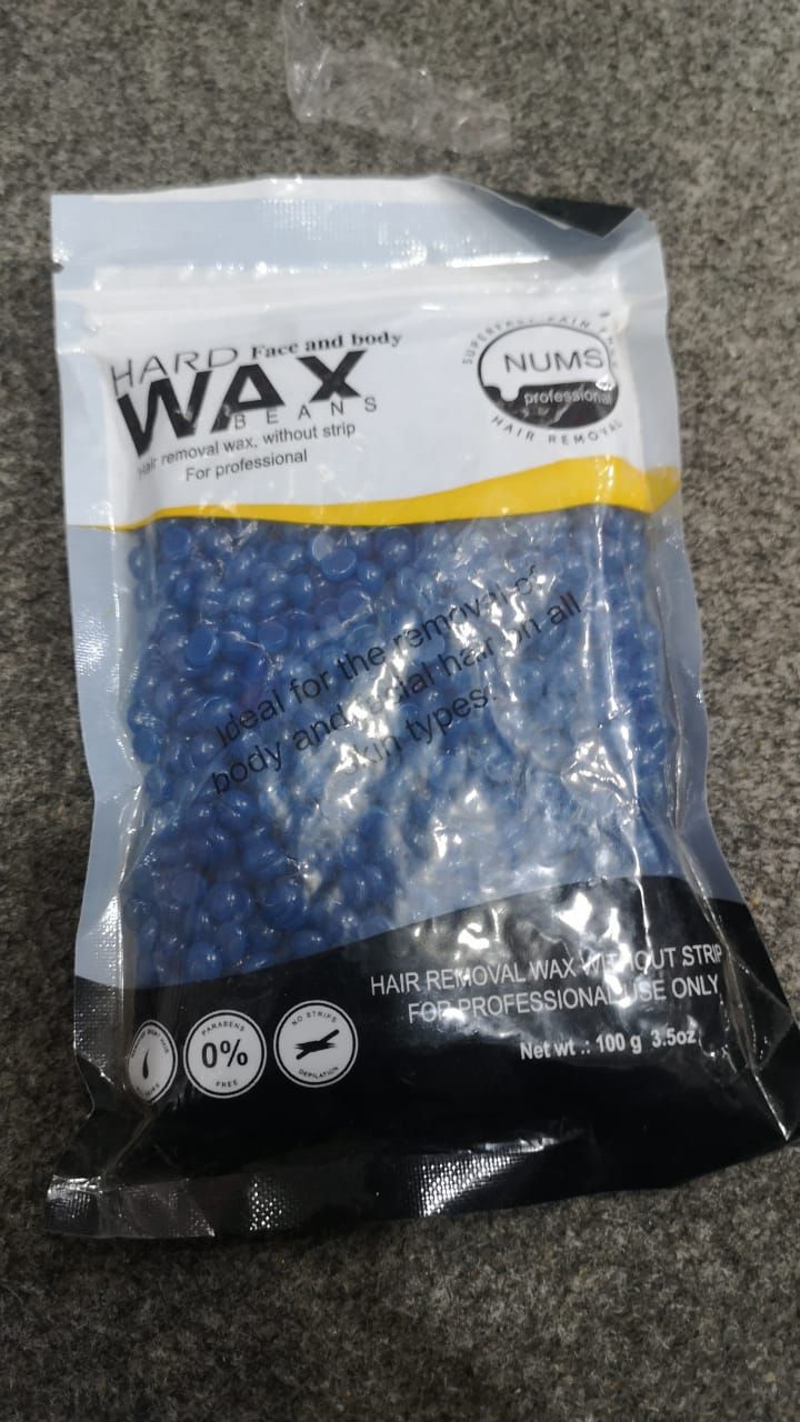 NUMS Professional Hard Wax Beans - Face & Body Hair Removal Wax Without Strips - Ideal for All Hair & Skin Types - 100g / 3.5oz View Gallery - Pakistan