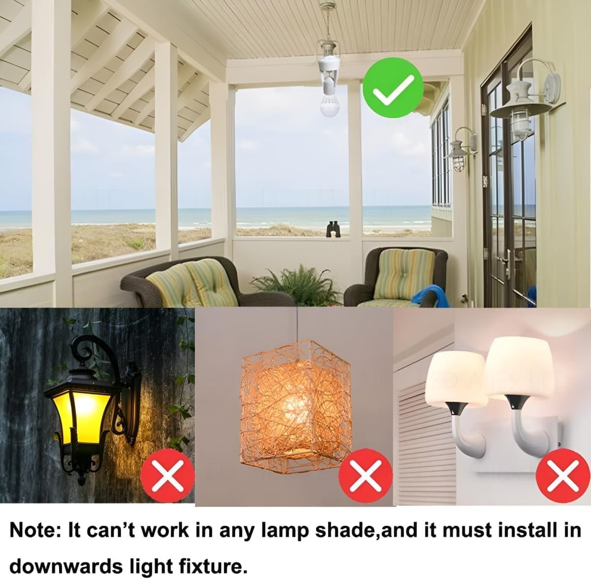Infrared Motion Sensor Lamp Holder – 360° Smart Light Socket with Automatic On/Off Detection View Gallery - Pakistan