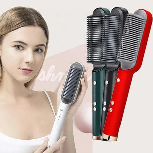 Electric Professional Hair Straightening Brush (random Color) View Gallery - Pakistan