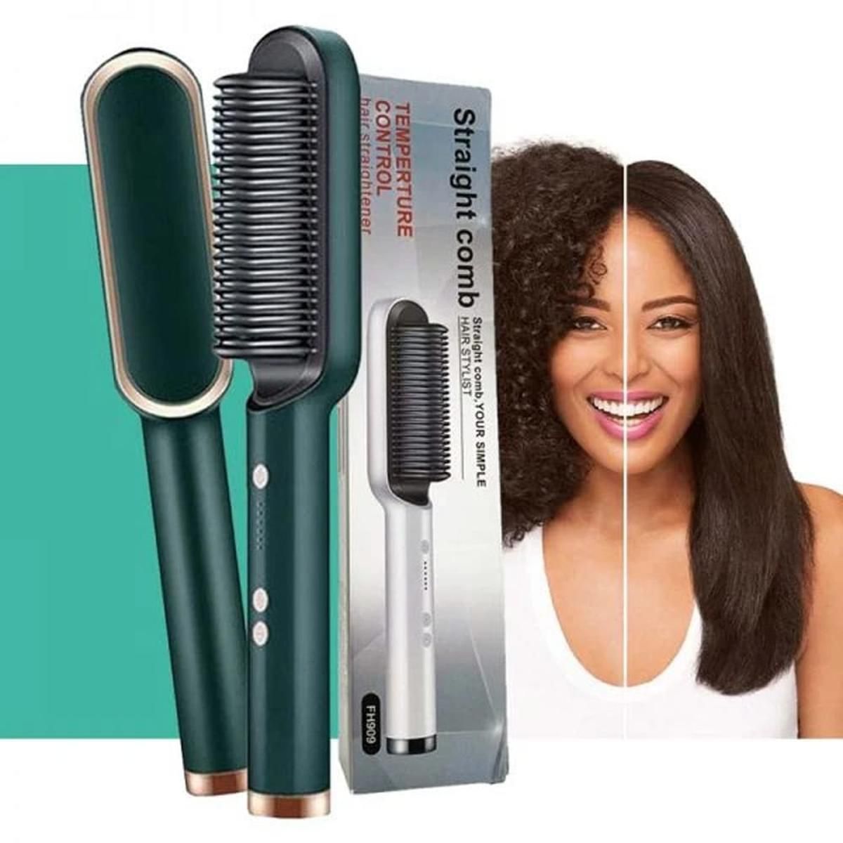 Electric Professional Hair Straightening Brush (random Color) View Gallery - Pakistan