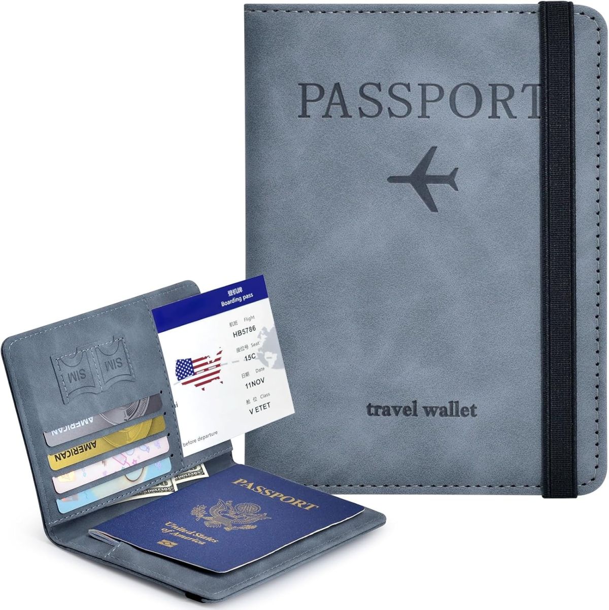 Voyager Series RFID Protected Passport Cover Holder And Travel Wallet Premium Leather View Gallery - Pakistan