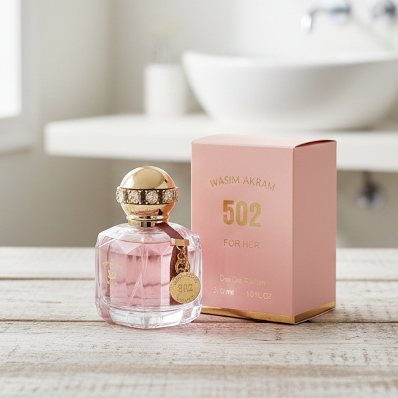 B Wasim Akram 502 Perfume Elegant Fragrance Premium Quality Smooth Aroma - 100ML View Gallery - Pakistan