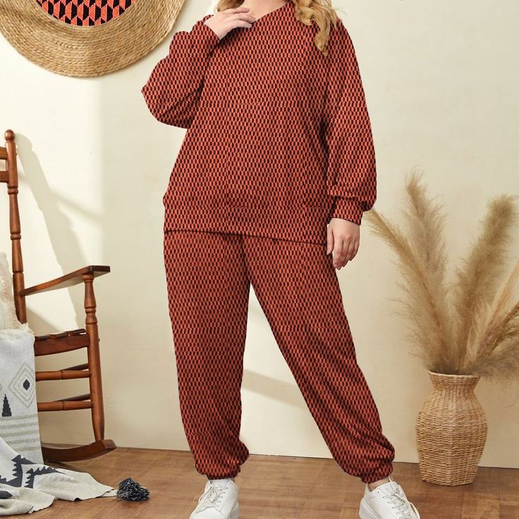 Check Pattern Loungewear Set For Women Stylish Design Smooth Comfort Easy Wear View Gallery - Pakistan