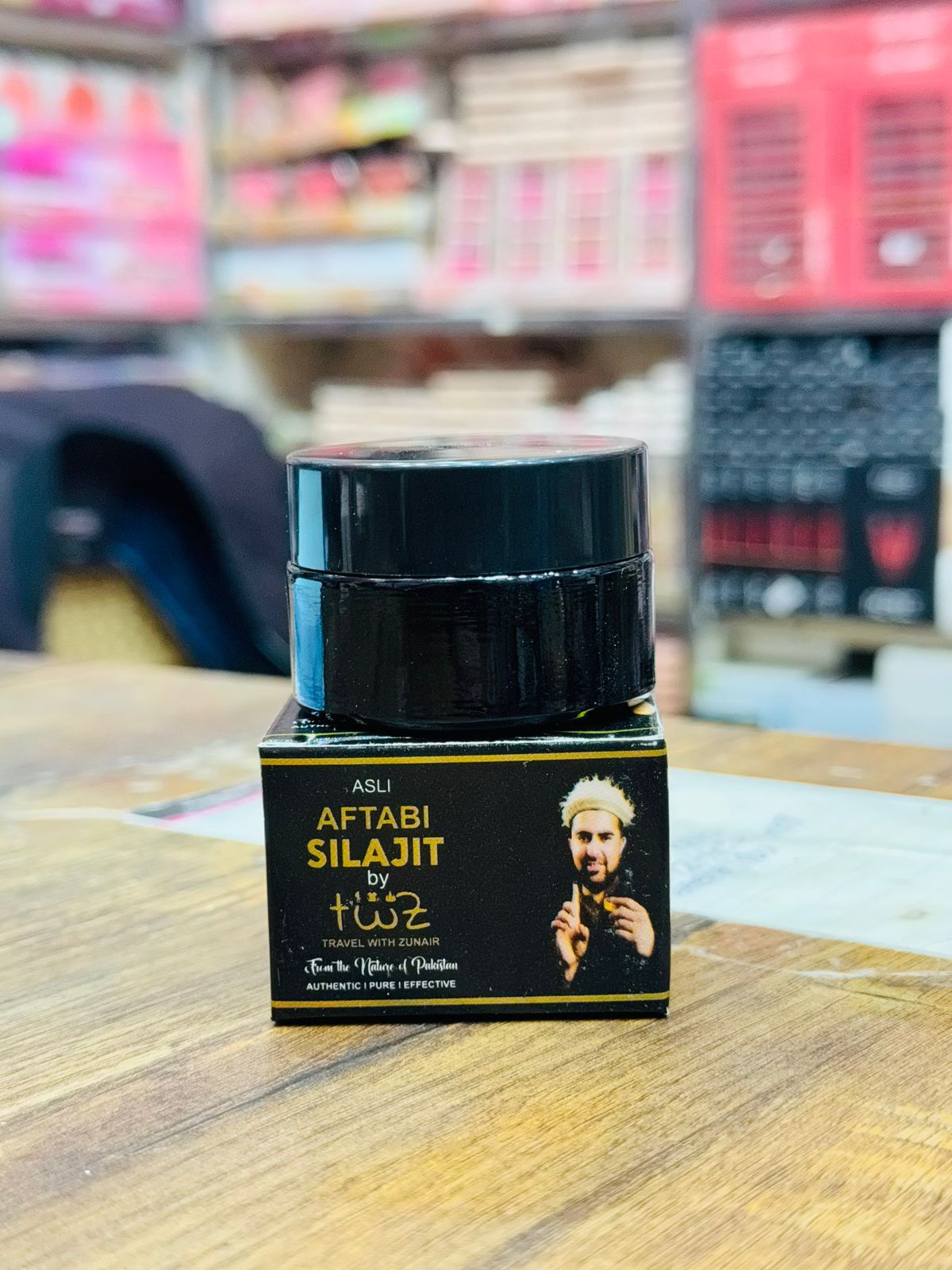 ASLI AFTABI SHILAJIT by T W Z: Pure Himalayan Gold Resin - Traditional Ayurvedic Supplement for Wellness, Energy, and Vitality (30g) View Gallery - Pakistan