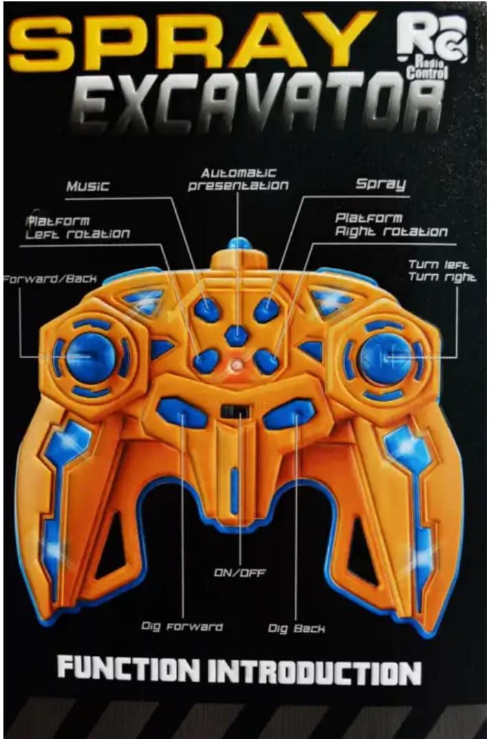 The Perseids Remote Control Bulldozer – 1/16 Scale 11 Channel Heavy RC Construction Toy with Lights & Sound, Yellow View Gallery - Pakistan