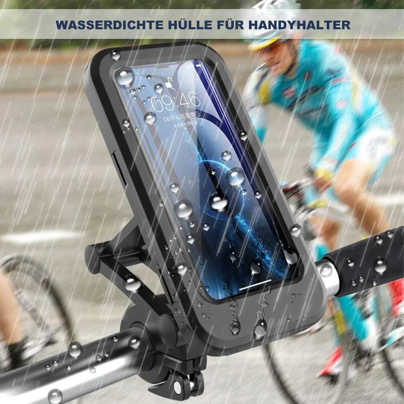 Bike Handlebar Waterproof Case Phone Holder – Full Touch Screen, Secure Mount for Cycling & Travel View Gallery - Pakistan