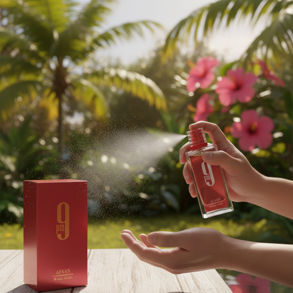 Afnan 9PM Perfume – Unisex EDP 100ml Red, Long-Lasting Elegant Fragrance for Men &amp; Women