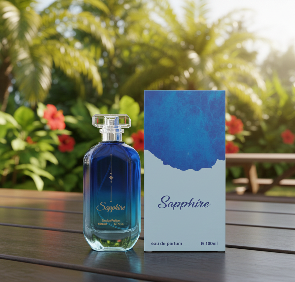 Sapphire Perfume – 100ml Long-Lasting Fragrance, Elegant Scent for Daily Wear &amp; Special Occasions