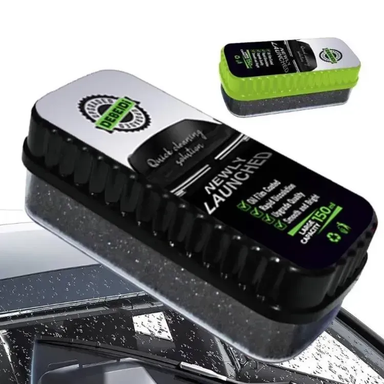 Oil Film Brush Glass Cleaning Board – Car Windshield Oil Film & Stain Remover 2.0, Quick Cleaning Solution View Gallery - Pakistan