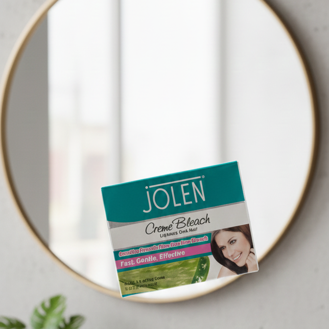 Jolen Creme Bleach - Lightens Dark Hair on Face and Body - Gentle & Effective Formula - 1 oz View Gallery - Pakistan