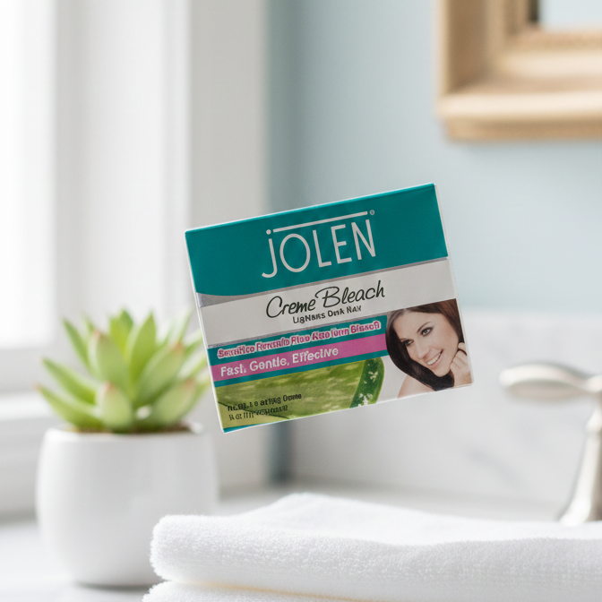 Jolen Creme Bleach - Lightens Dark Hair on Face and Body - Gentle & Effective Formula - 1 oz View Gallery - Pakistan