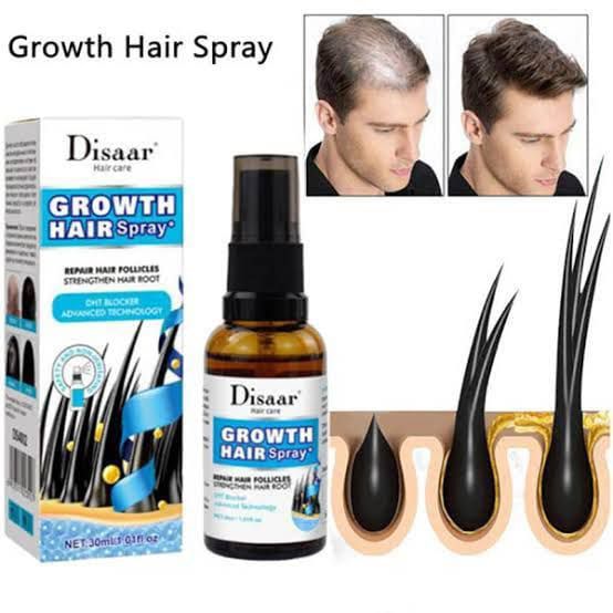 Disaar Vegan Ginseng Root Hair Growth Spray (30ml, DS4002): Natural Strengthener & Anti-Hair Loss Treatment View Gallery - Pakistan
