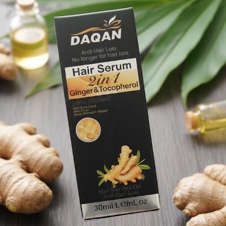 DAQAN 2-in-1 Ginger & Tocopherol Hair Serum: Anti-Hair Loss and Deep Repair Treatment View Gallery - Pakistan