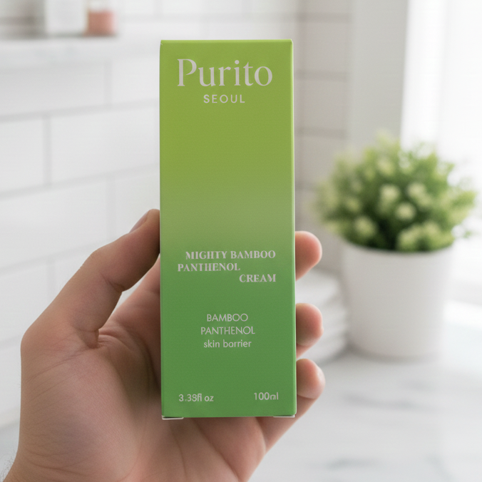 Purito Seoul Mighty Bamboo Panthenol Cream Smooth Hydration Gentle Care Easy Absorption - 100ML View Gallery - Pakistan