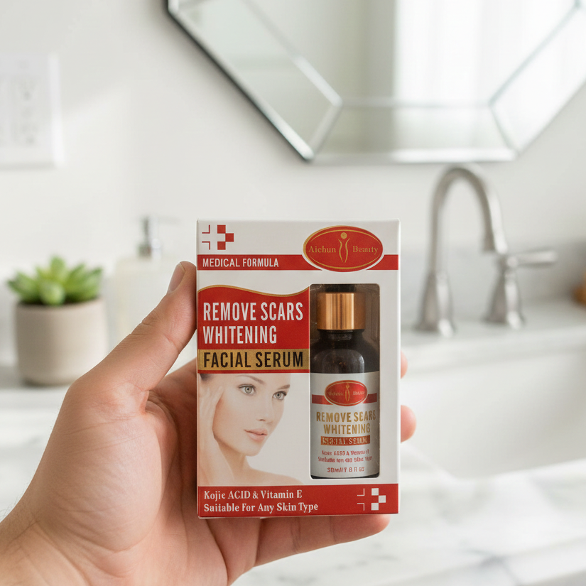 Remove Scars Whitening Facial Serum Smooth Hydration Gentle Care Easy Absorption Brightening Effect - 30ML