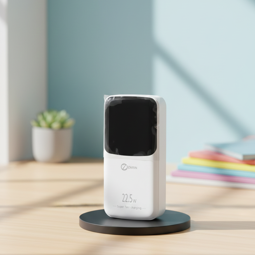 Zarin 20000mah Power Bank Smooth Charging Compact Design Perfect Choice For Daily Mobile Charging Needs View Gallery - Pakistan