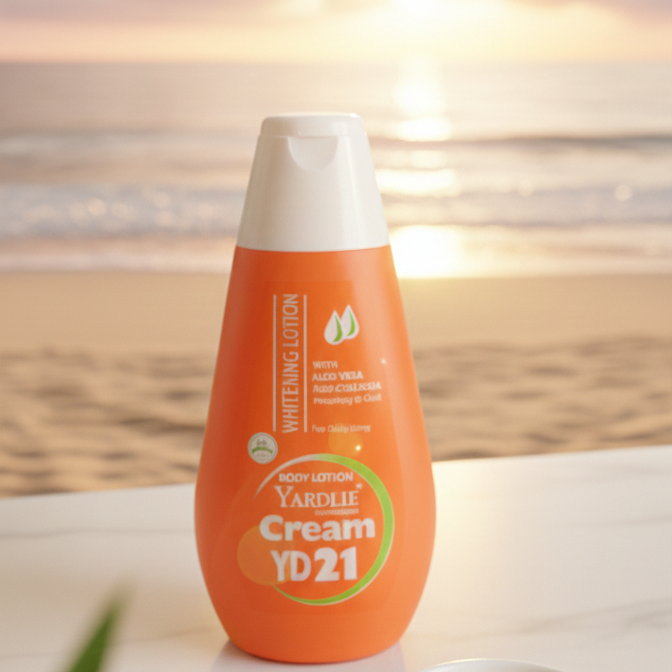 Yardlie Professional YD 21 Whitening Body Lotion with Aloe Vera and Collagen: Hydrating and Protecting Daily Skin Care View Gallery - Pakistan