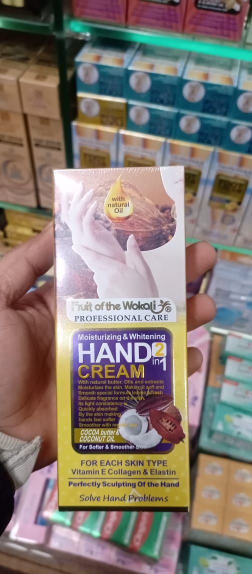 Fruit of the Wokali Smooth Moisturizing Hand Cream 130 ML – With Cocoa Butter & Coconut Oil for Soft Hands View Gallery - Pakistan