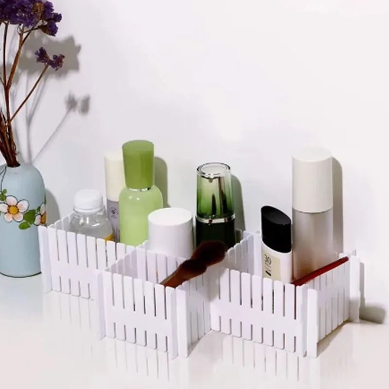 Pack Of 4 Plastic Drawer Dividers DIY Adjustable Partition Boards For Cabinets Wardrobes And Household Storage (Random Color) View Gallery - Pakistan