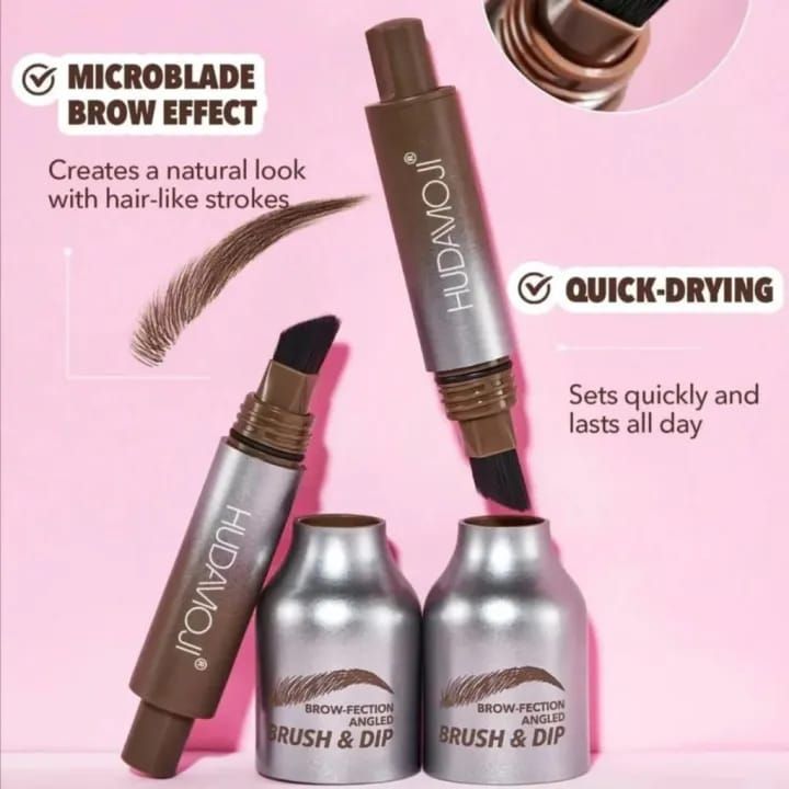 Huxibeauty Brow Fection Angled Brush And Dip Liquid Eyebrow Gel Pen For Daily Makeup Needs View Gallery - Pakistan