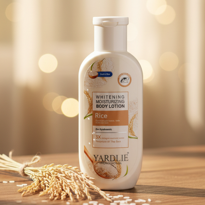 Yardlie Professional Whitening Moisturizing Body Lotion with Rice, Hyaluronic Acid, and Collagen: Intense Hydration and Brightening Care View Gallery - Pakistan